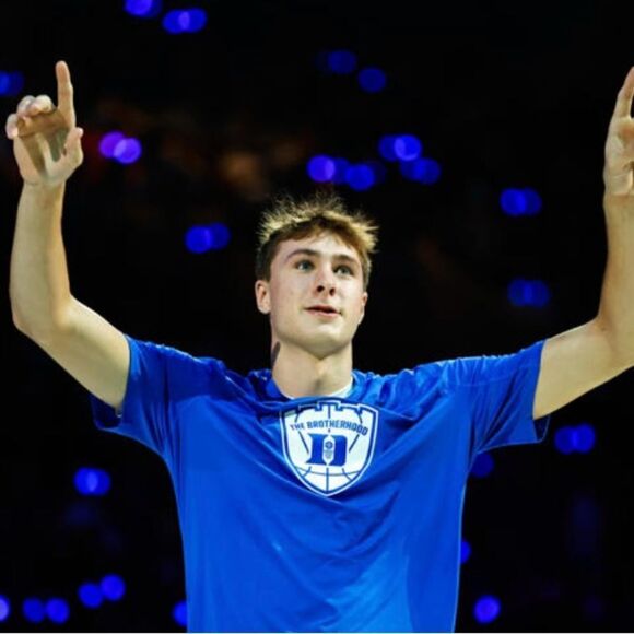 Nike Duke University Blue Devils Basketball Warm Up Shooter Track Zipper Jacket - Picture 2 of 8